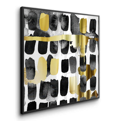 Contemporary Black and Gold - Fine Art