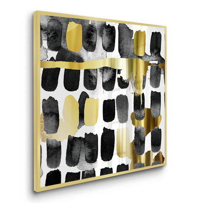 Contemporary Black and Gold - Fine Art