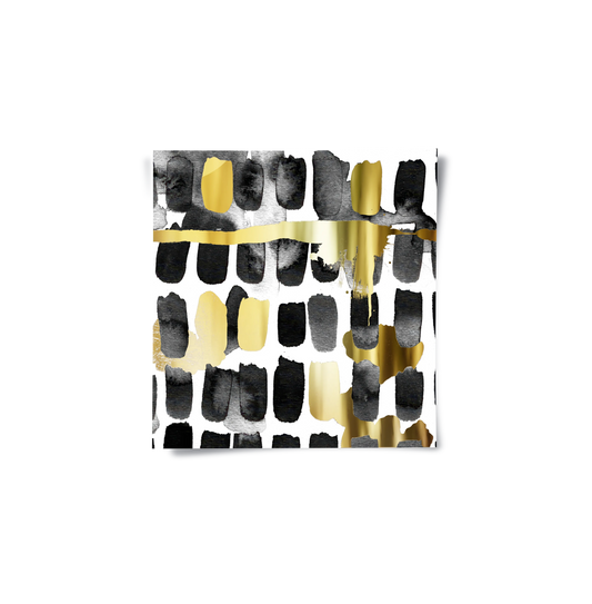 Contemporary Black and Gold - Poster