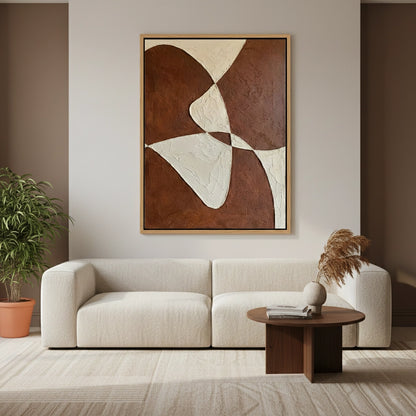 Contemporary Clay Curve Painting #CCLC550