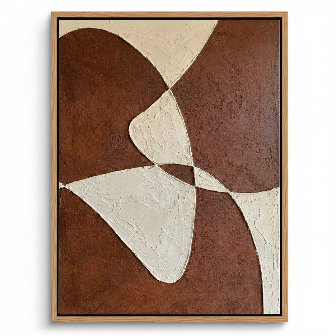 2Contemporary Clay Curve Painting #CCLC550