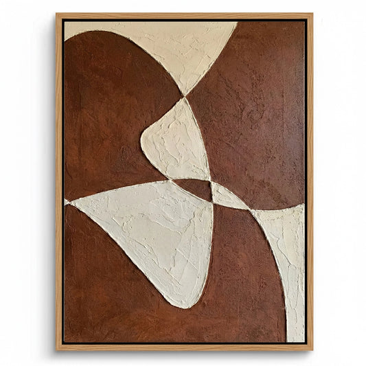 Contemporary Clay Curve Painting #CCLC550