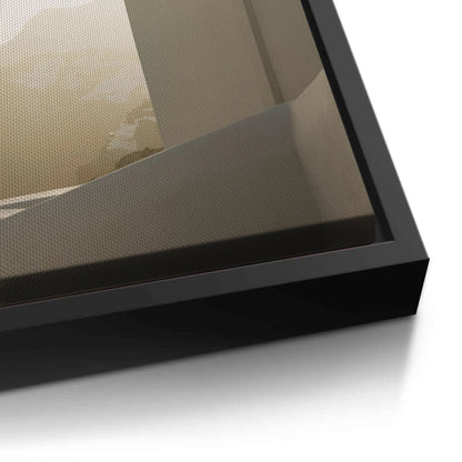 Contemporary Desert Structure - Canvas