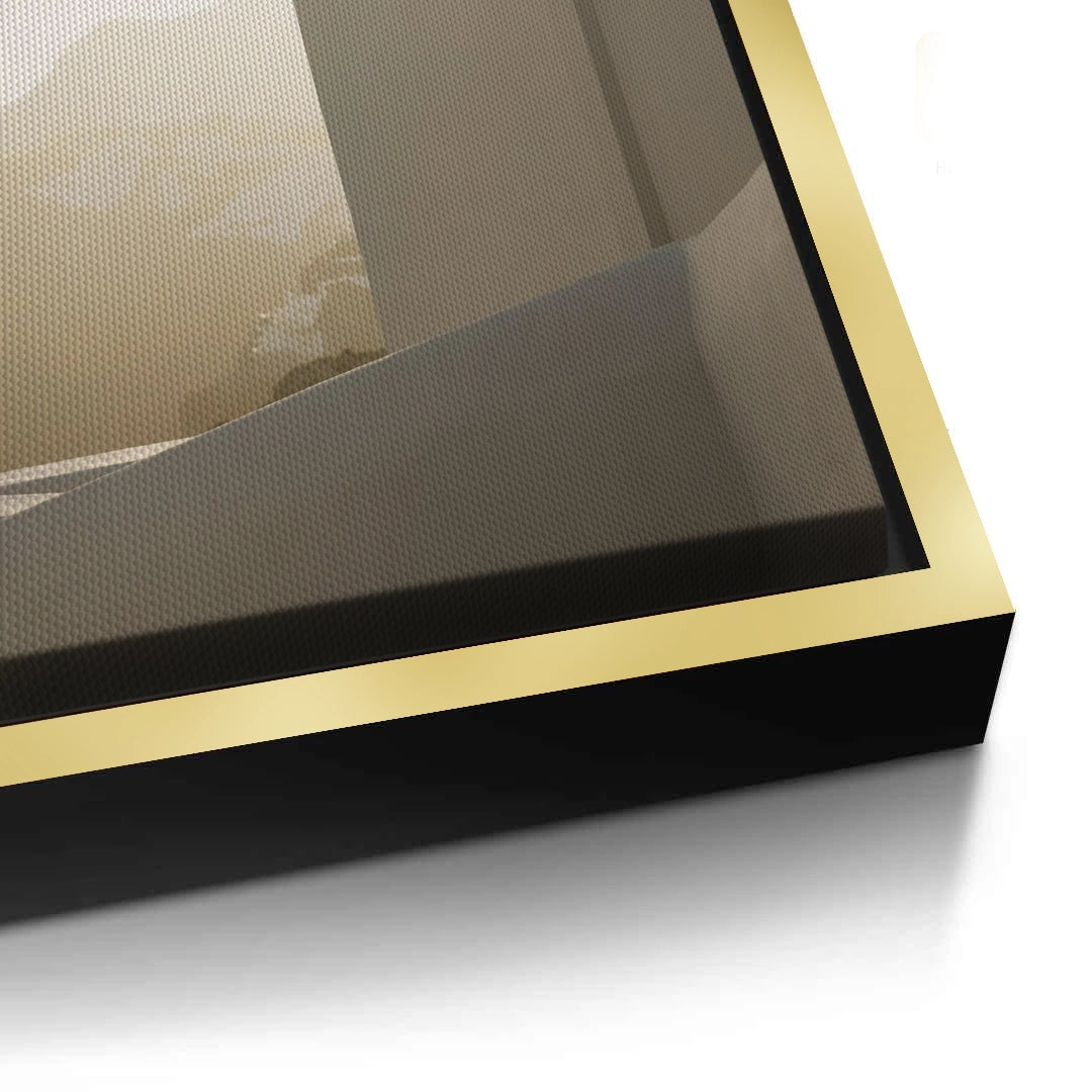 2Contemporary Desert Structure - Canvas