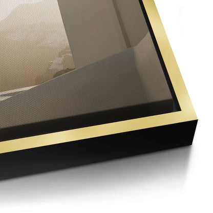 Contemporary Desert Structure - Canvas