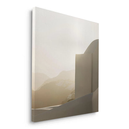 Contemporary Desert Structure - Canvas