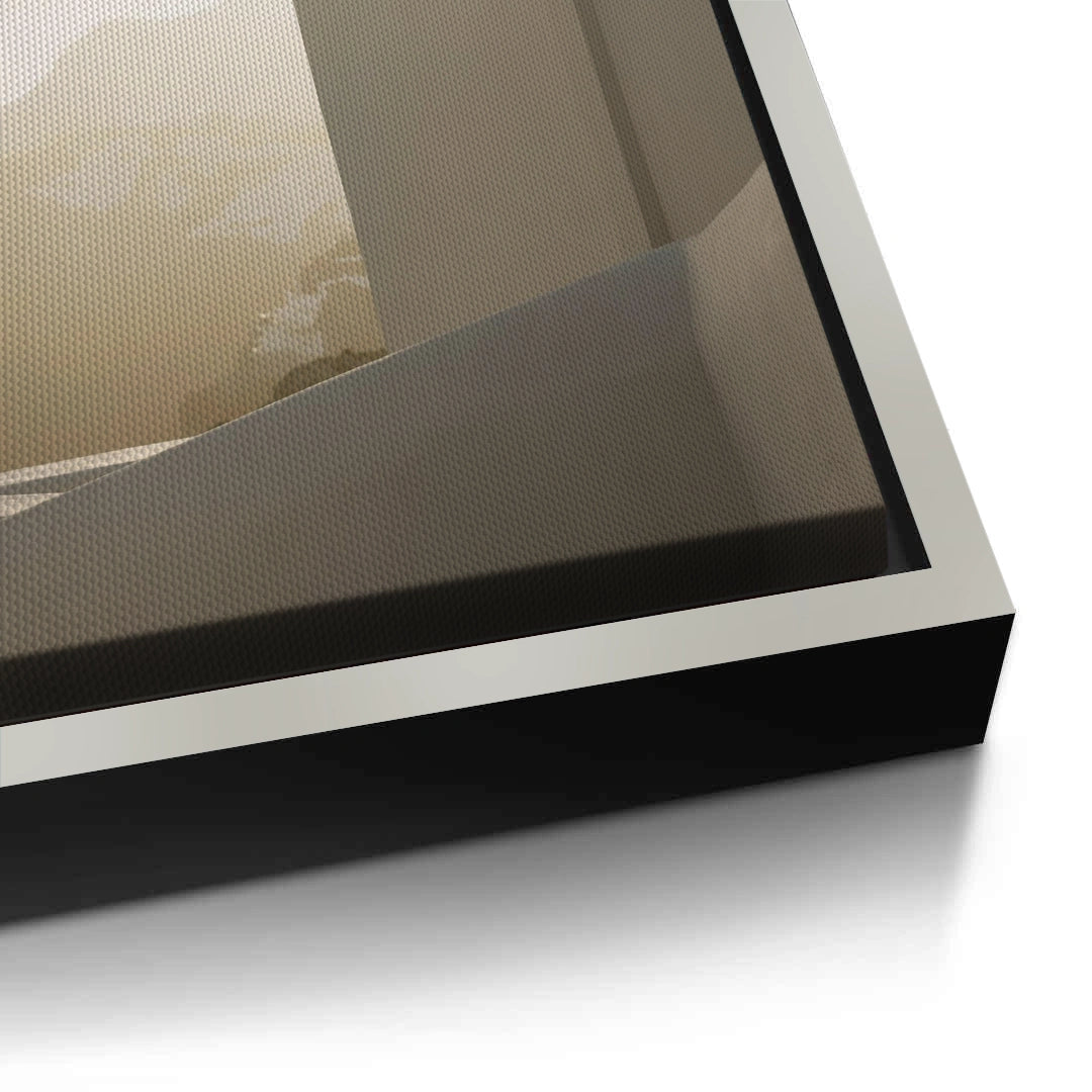 2Contemporary Desert Structure - Canvas