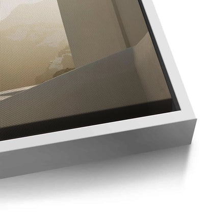 Contemporary Desert Structure - Canvas