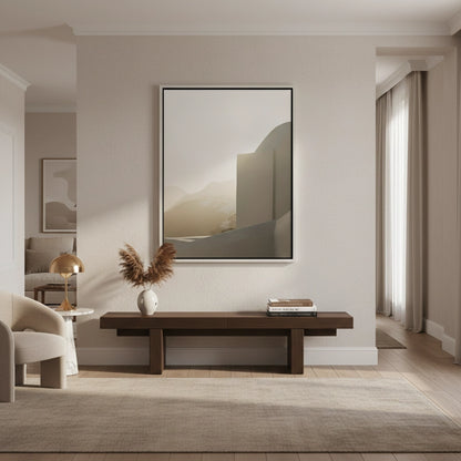 Contemporary Desert Structure - Canvas