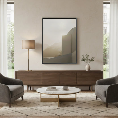 Contemporary Desert Structure - Canvas