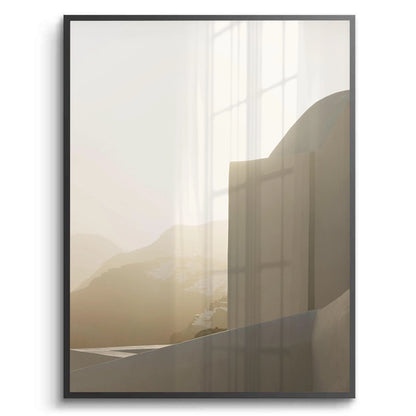 Contemporary Desert Structure - Fine Art