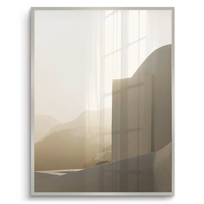 Contemporary Desert Structure - Fine Art