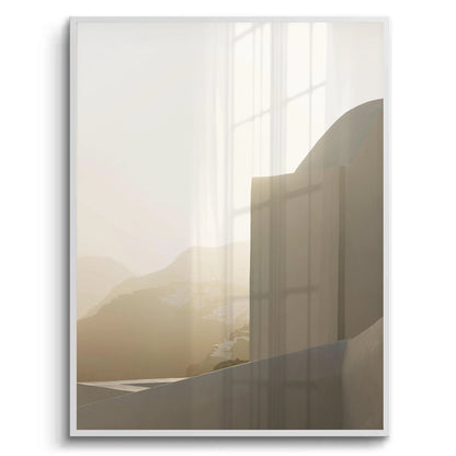 Contemporary Desert Structure - Fine Art