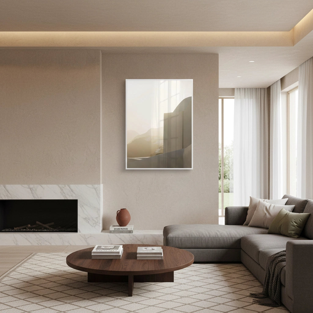 Contemporary Desert Structure - Fine Art