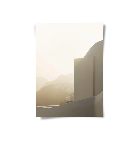 Contemporary Desert Structure - Poster