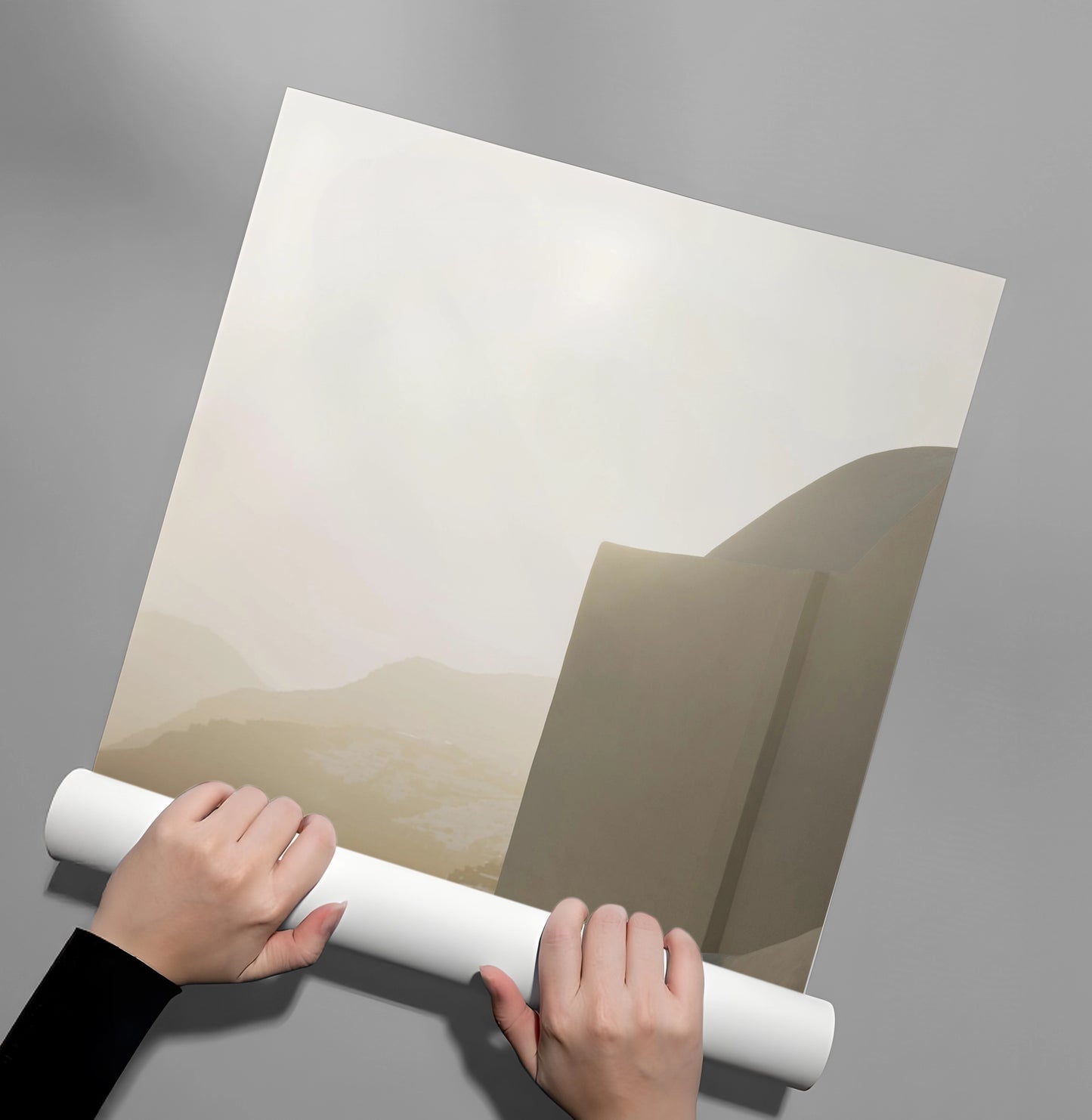 2Contemporary Desert Structure - Poster