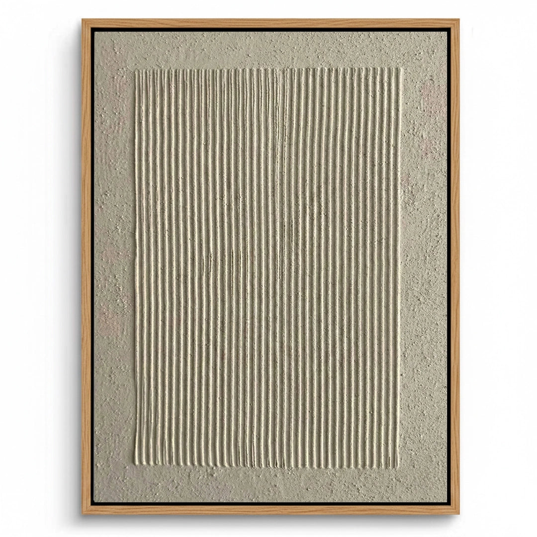 2Contemporary Fluted Plaster Painting #CFPL550