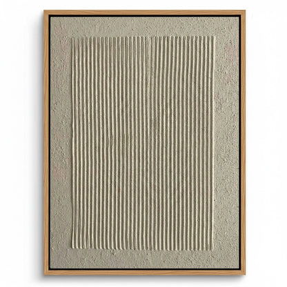 Contemporary Fluted Plaster Painting #CFPL550