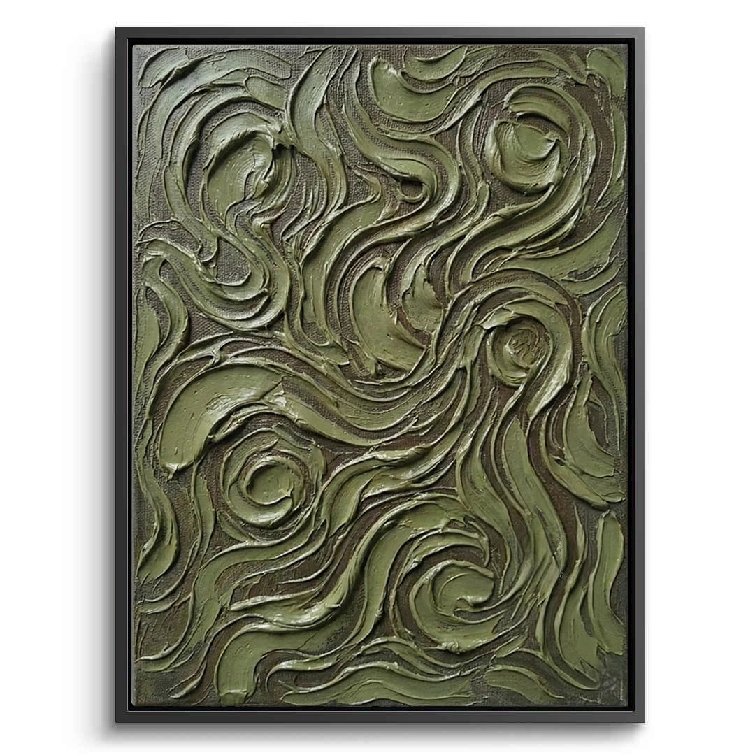 2Contemporary Forest Flow Painting #CFFL550