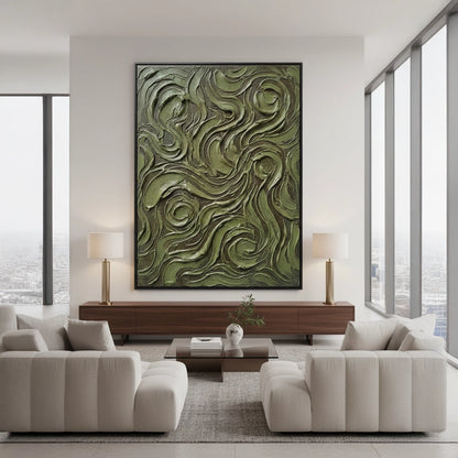 Contemporary Forest Flow Painting #CFFL550