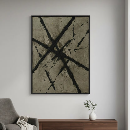 Contemporary Gritty Expression Painting #CGEP550
