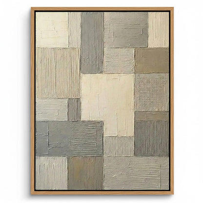 Contemporary Industrial Block Painting #CIBL550