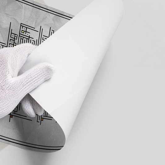 Contemporary Kufic Calligraphy - Poster