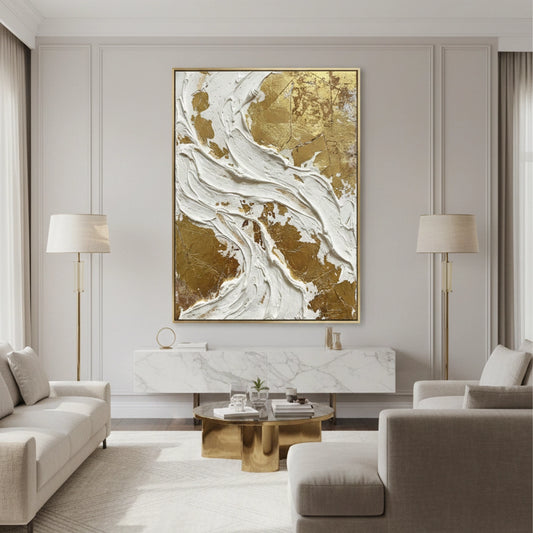 Contemporary Luxe Impasto Painting #CLIP550