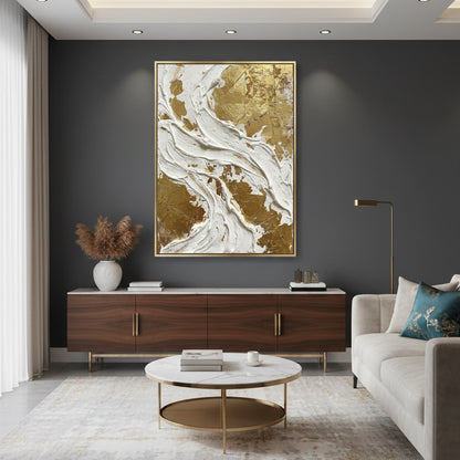 Contemporary Luxe Impasto Painting #CLIP550