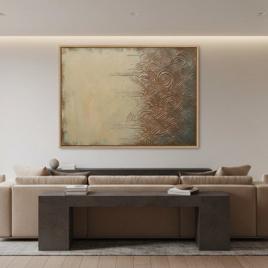 Contemporary Metallic Maze Painting #CMMA550