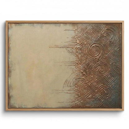 Contemporary Metallic Maze Painting #CMMA550