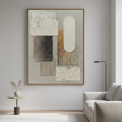 Contemporary Raked Relief Painting #CRRE550