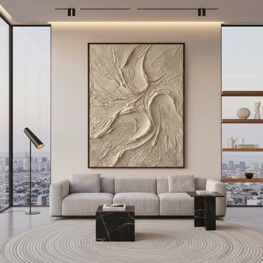 Contemporary Sculpted Dune Painting #CSDU550