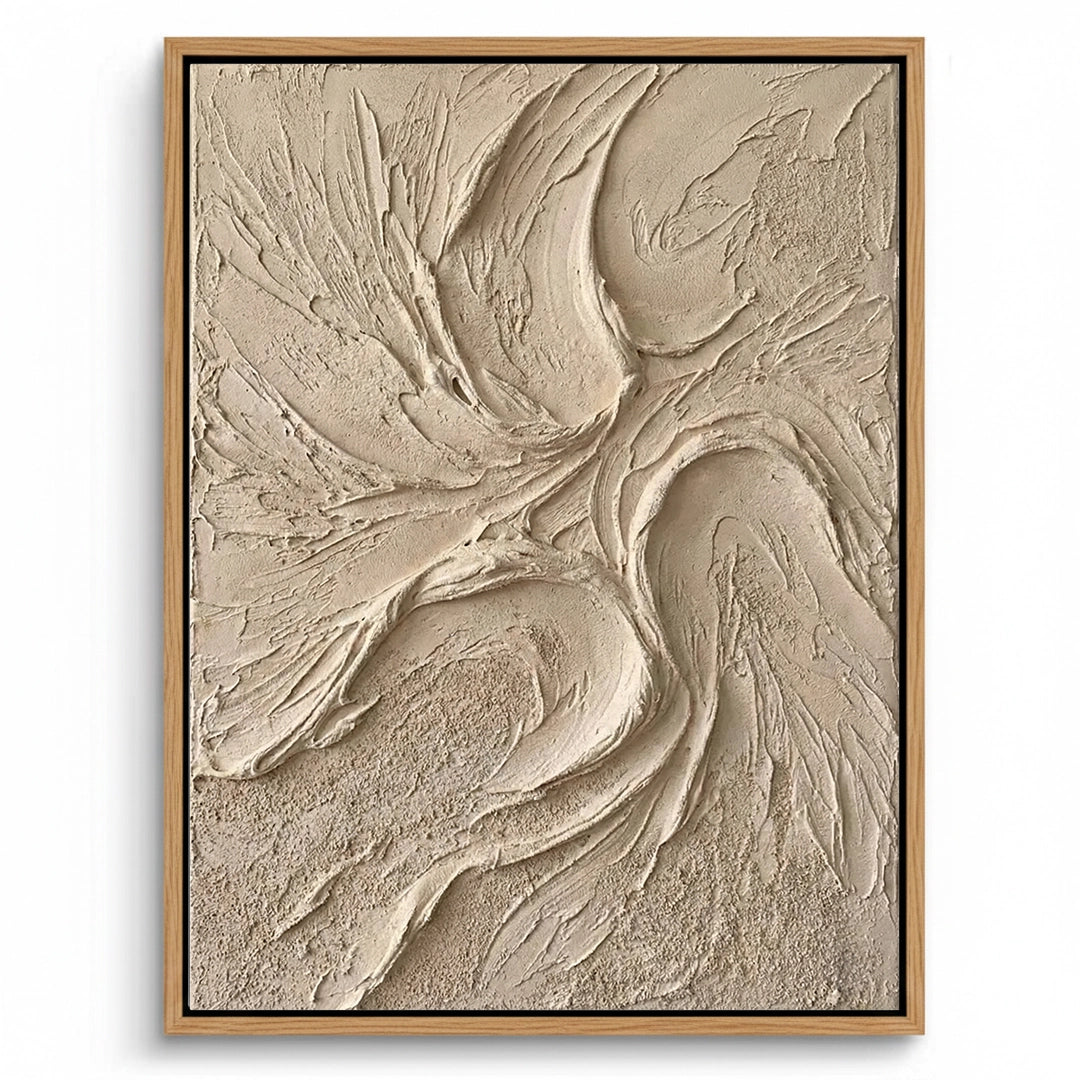 2Contemporary Sculpted Dune Painting #CSDU550