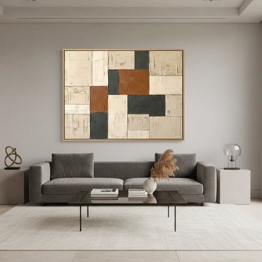 Contemporary Tectonic Relief Painting #CTRE550
