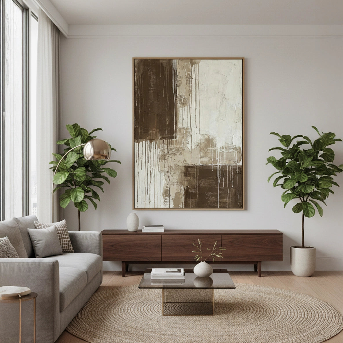 2Contemporary Urban Relief Painting #CURE550