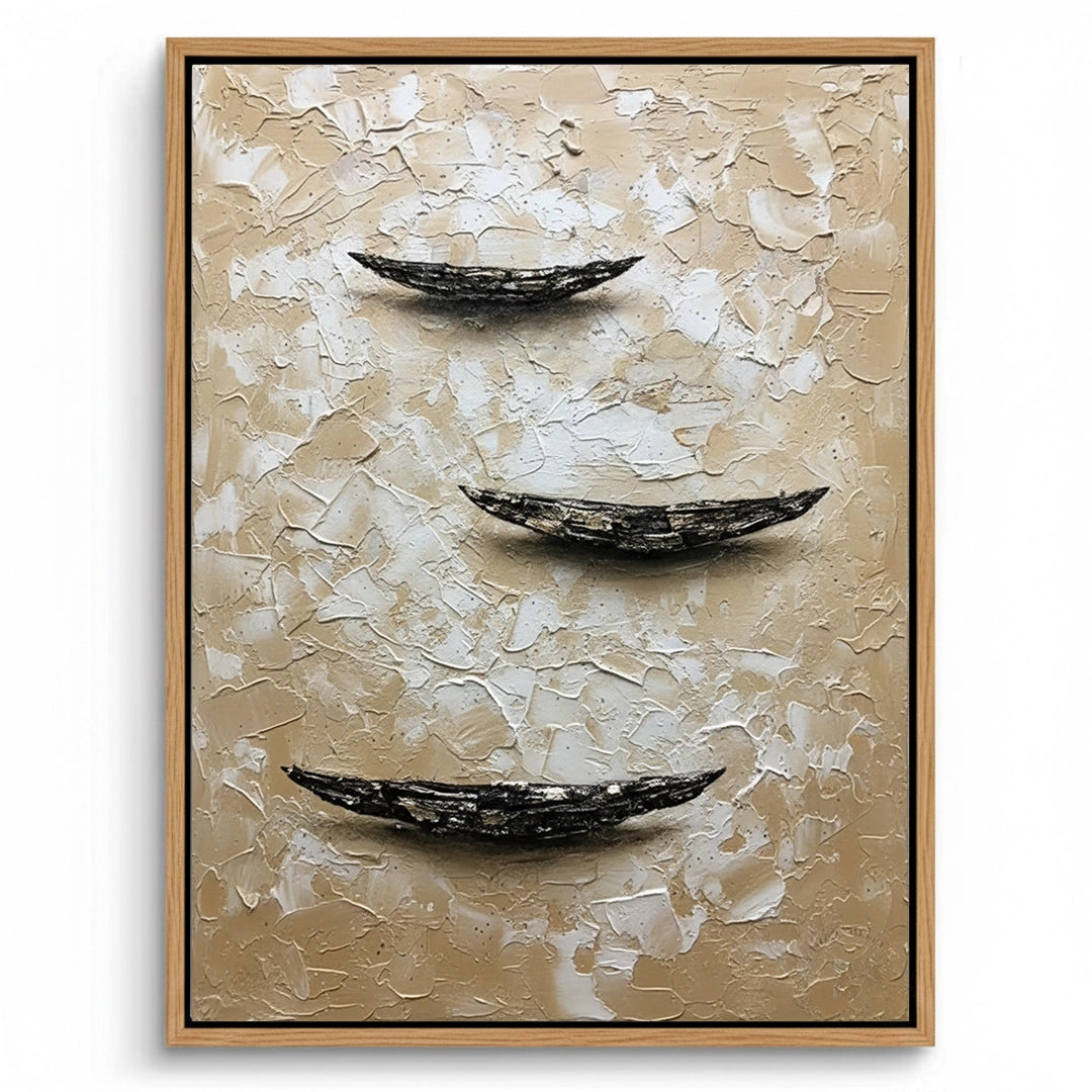 2Contemporary Wabi-Sabi Nautical Painting #CWNA550