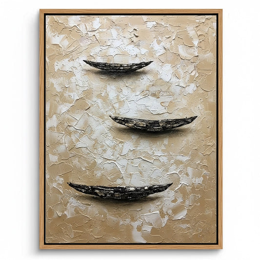 Contemporary Wabi-Sabi Nautical Painting #CWNA550