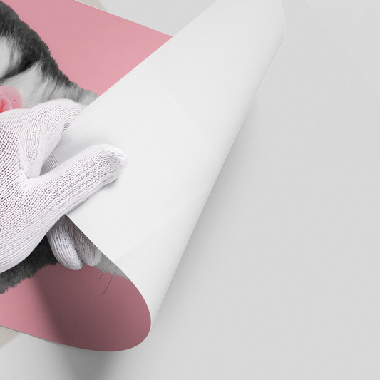 Cool Lemur with Ice Cream - Poster