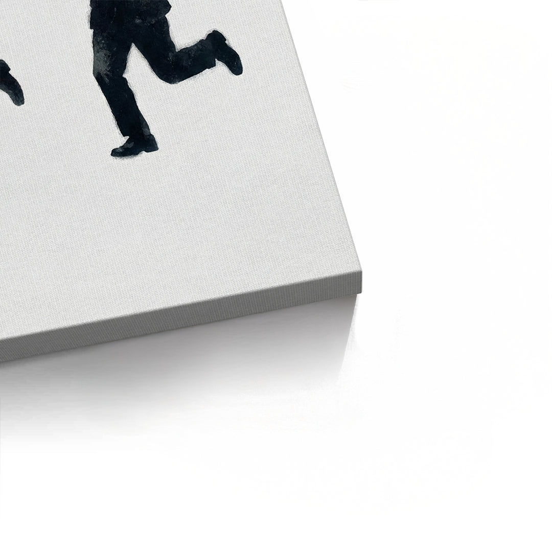 2Cops and Robbers Street Art - Canvas