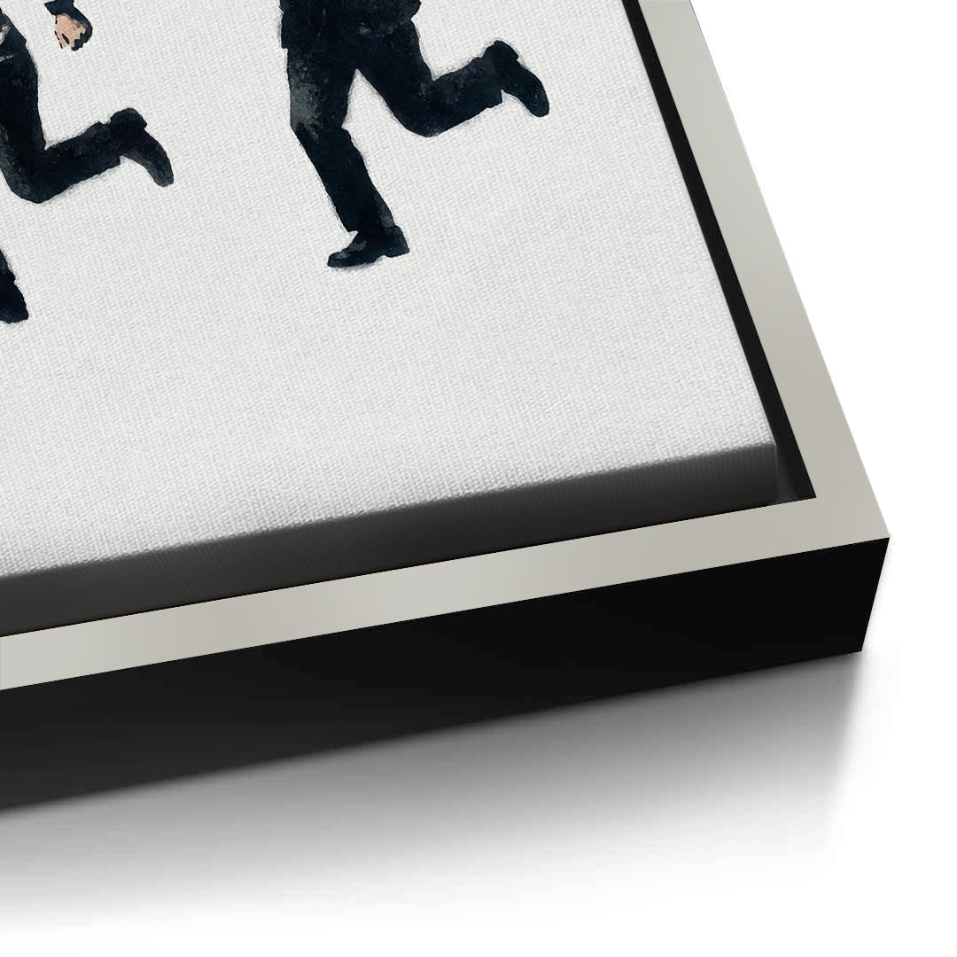 2Cops and Robbers Street Art - Canvas