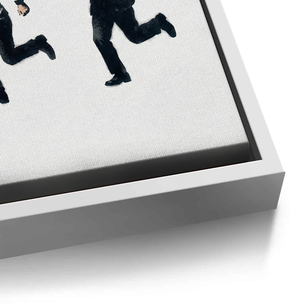 2Cops and Robbers Street Art - Canvas