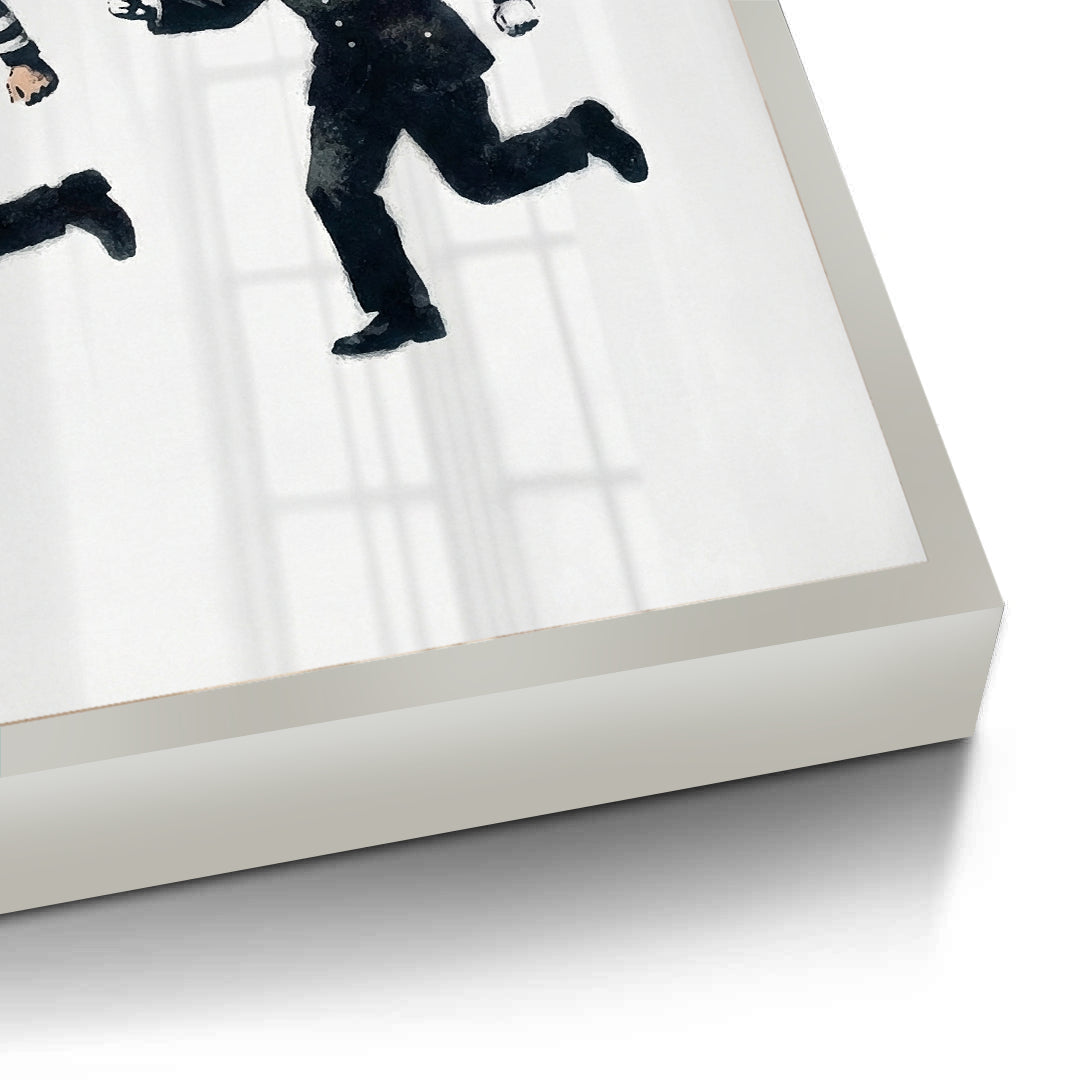 2Cops and Robbers Street Art - Fine Art