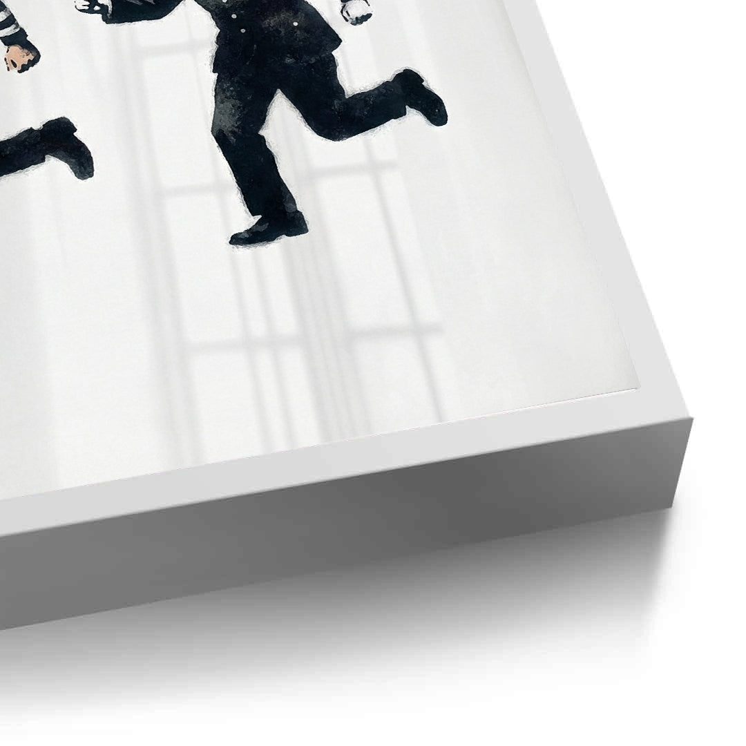 2Cops and Robbers Street Art - Fine Art