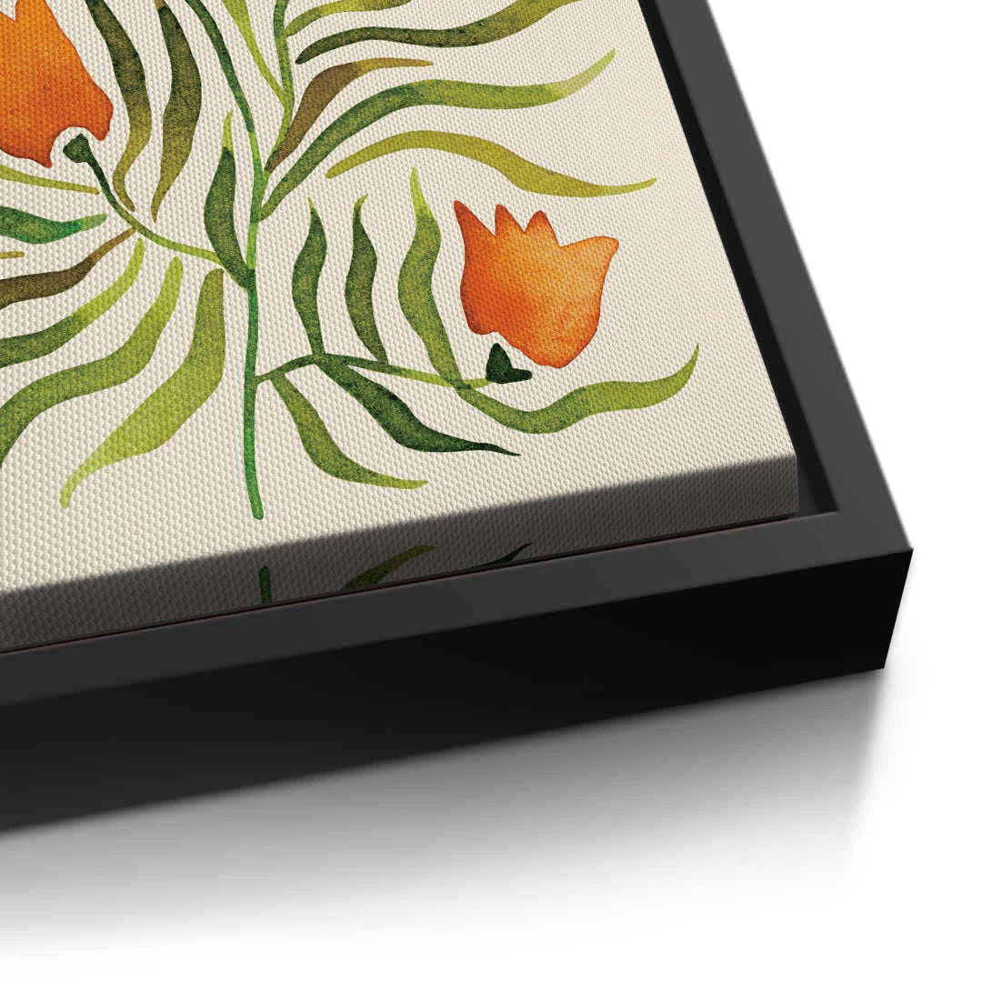 2Coral Tulip - Canvas