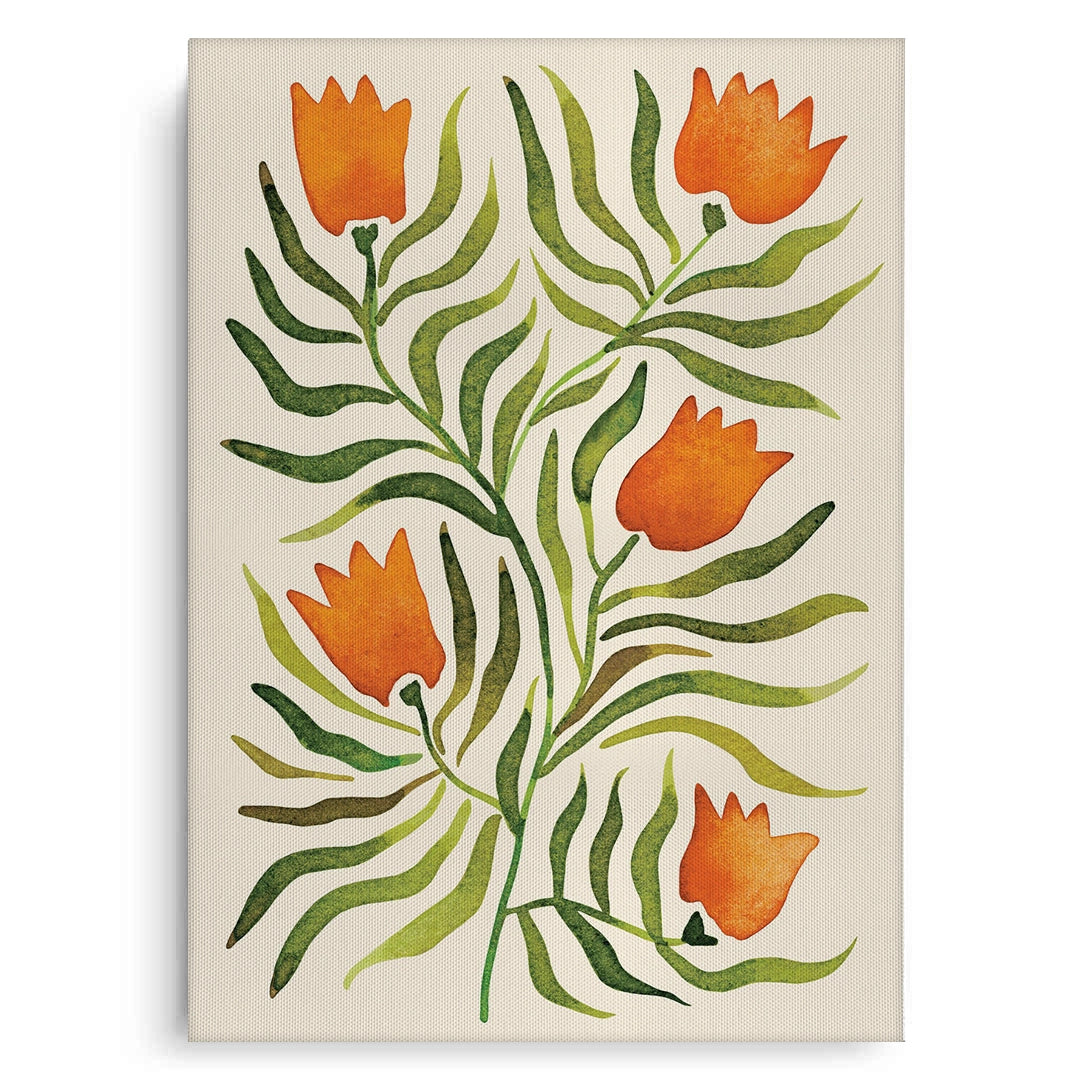 2Coral Tulip - Canvas