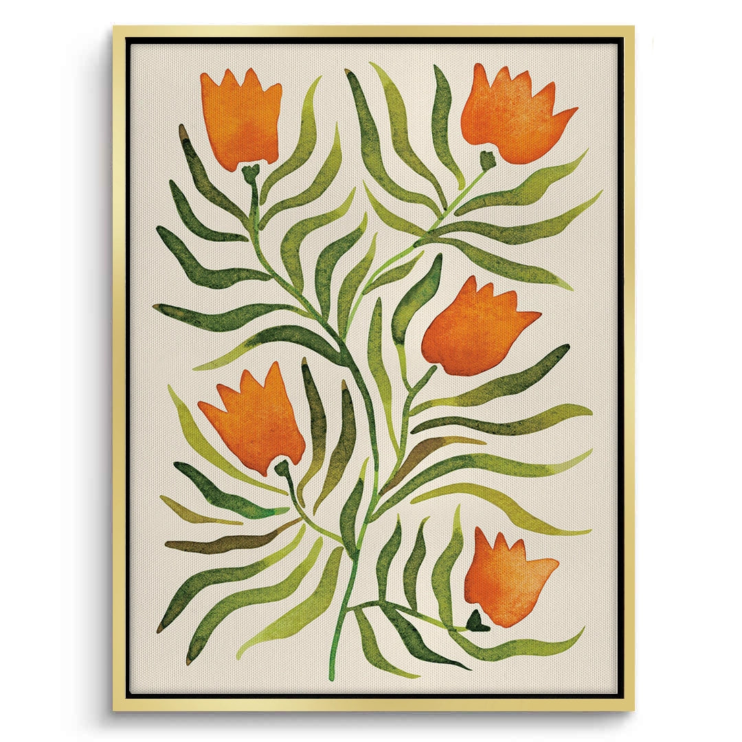 2Coral Tulip - Canvas
