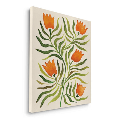 Coral Tulip - Canvas