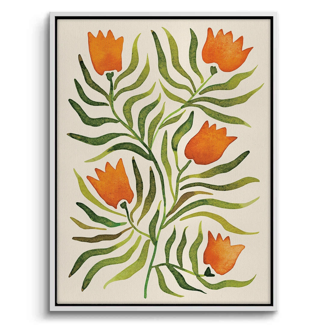 2Coral Tulip - Canvas