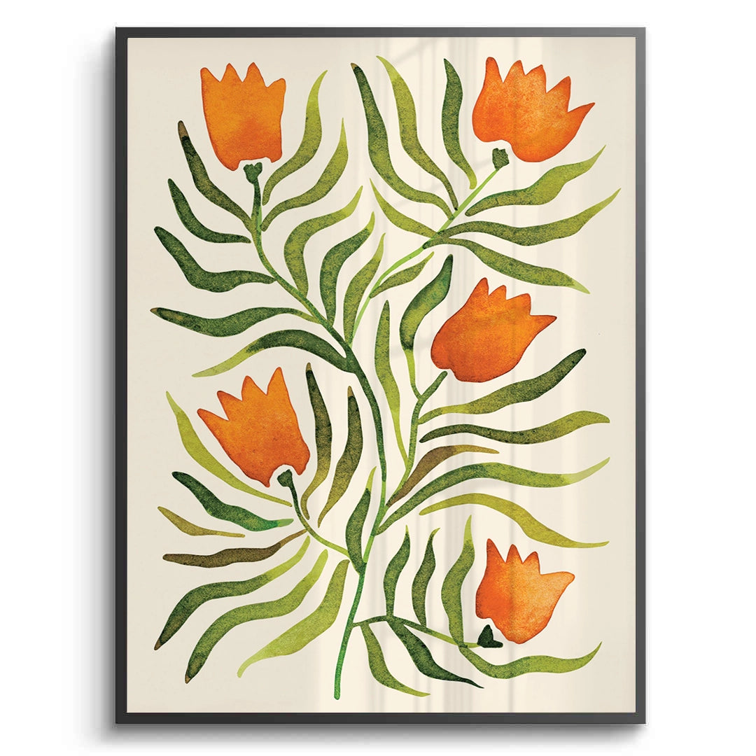 2Coral Tulip - Fine Art